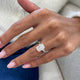 Solitaire with Hidden Halo & Matching Wedding Band