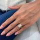 Monique Engagement Ring 3.1ct TCW, 14K Gold