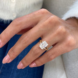 Monique Engagement Ring 3.10 Carat Yellow Gold