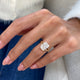 Monique Engagement Ring 3.10 Carat Yellow Gold