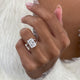 Laure Engagement Ring 4.1ct TCW, 14K Gold