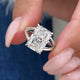 Laure Engagement Ring 4.1ct TCW, 14K Gold