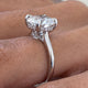 Eloise Engagement Ring 3.2ct TCW, 14K Gold