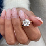 Celeste Engagement Ring 3.2ct TCW, 14K Gold
