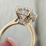Celeste Engagement Ring 3.2ct TCW, 14K Gold