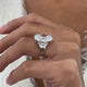 Mignon Engagement Ring 8ct TCW, 14K Gold