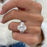 Mignon Engagement Ring 8ct TCW, 14K Gold