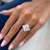Mignon Engagement Ring 8 Carat White Gold