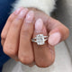 Antoinette Engagement Ring 2ct TCW, 14K Gold