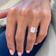 Antoinette Engagement Ring 2.08 Carat White Gold