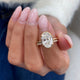 Filicia Bridal Set Rings Set 3.2ct TCW, 14K Gold