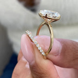 Filicia Bridal Set Rings Set 3.2ct TCW, 14K Gold