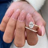 Martine Engagement Ring 1.1ct TCW, 14K Gold
