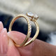 Martine Engagement Ring 1.1ct TCW, 14K Gold