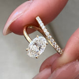 Martine Engagement Ring 1.1ct TCW, 14K Gold