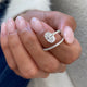 Elaina Engagement Ring 1.6ct TCW, 14K Gold