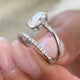 Elaina Engagement Ring 1.6ct TCW, 14K Gold