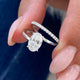 Elaina Engagement Ring 1.6ct TCW, 14K Gold