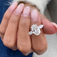 Esme Engagement Ring 3.5ct TCW, 14K Gold