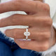 Francine Engagement Ring 1.3ct TCW, 14K Gold