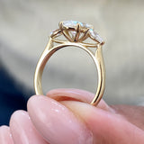 Francine Engagement Ring 1.3ct TCW, 14K Gold