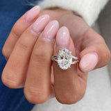 Melodi Engagement Ring 3.1ct TCW, 14K Gold