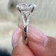 Melodi Engagement Ring 3.1ct TCW, 14K Gold