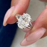 Melodi Engagement Ring 3.1ct TCW, 14K Gold