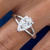 Clara Engagement Ring 1.07 Carat White Gold