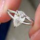 Clara Engagement Ring 1ct TCW, 14K Gold