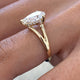 Renee Engagement Ring 1.5ct TCW, 14K Gold