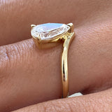 Lisette Engagement Ring 1ct TCW, 14K Gold
