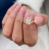 Lisette Engagement Ring 1ct TCW, 14K Gold