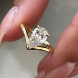 Lisette Engagement Ring 1 Carat Yellow Gold