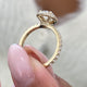 Adalene Engagement Ring 1.50 Carat Yellow Gold