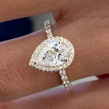 Adalene Engagement Ring 1.50 Carat Yellow Gold
