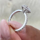 Alida Engagement Ring 1.50 Carat White Gold