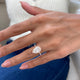 Alodie Engagement Ring 2 Carat Rose Gold