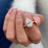 Alodie Engagement Ring 2 Carat Rose Gold