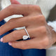 Ambre Engagement Ring 1.2ct TCW, 14K Gold