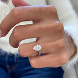Camille Engagement Ring 1.16 Carat White Gold