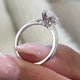 Camille Engagement Ring 1.16 Carat White Gold