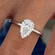 Camille Engagement Ring 1.16 Carat White Gold