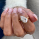 Clarette Engagement Ring 3ct TCW, 14K Gold