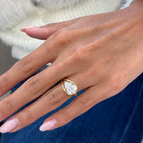 Clotilde Engagement Ring 2.5ct TCW, 14K Gold