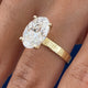 Fosette Engagement Ring 4 Carat Yellow Gold
