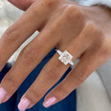 Gertrude Engagement Ring 3.3ct TCW, 14K Gold
