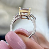 Gertrude Engagement Ring 3.3ct TCW, 14K Gold