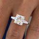Gertrude Engagement Ring 3.30 Carat Two-Tone Gold