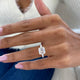 Inaya Engagement Ring 3.3ct TCW, 14K Gold